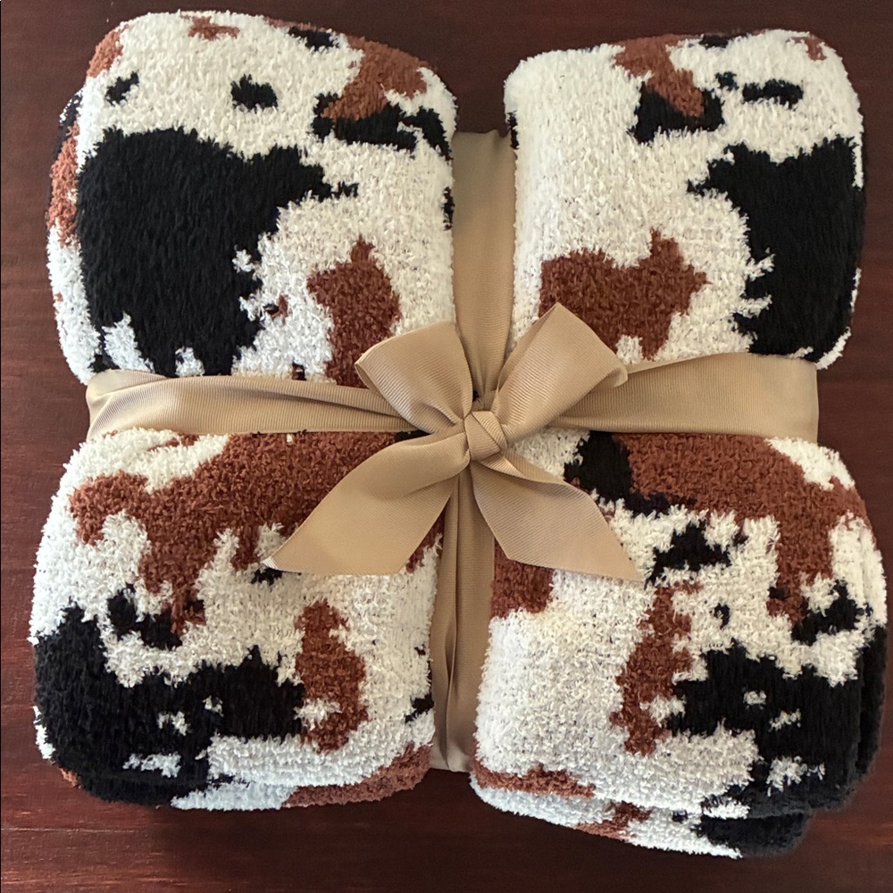 Wrangler Black and Brown Patterned Blanket